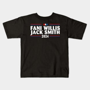Fani Willis Jack Smith For President 2024 Kids T-Shirt